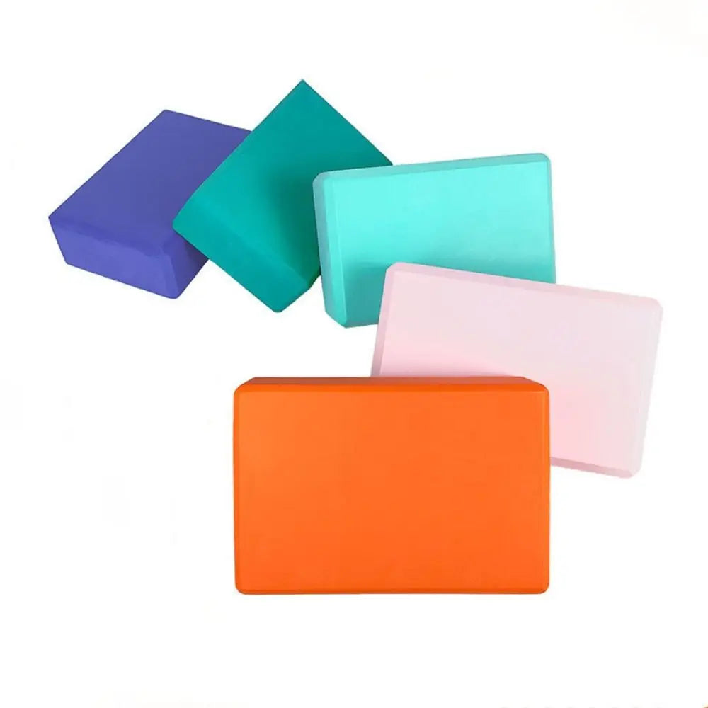 High Density Yoga Foam Blocks Gym EVA Non-slip Props Brick Solid Color Lightweight Yoga Block Meditation