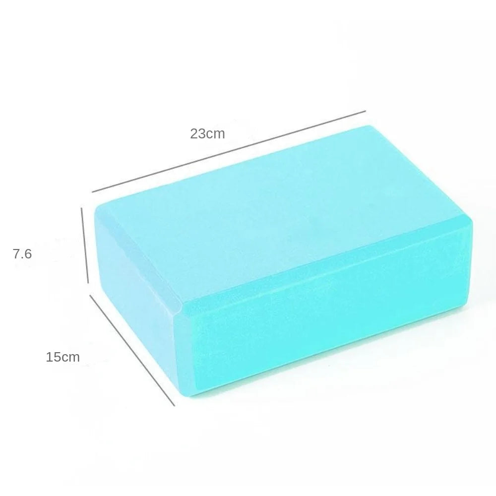 High Density Yoga Foam Blocks Gym EVA Non-slip Props Brick Solid Color Lightweight Yoga Block Meditation