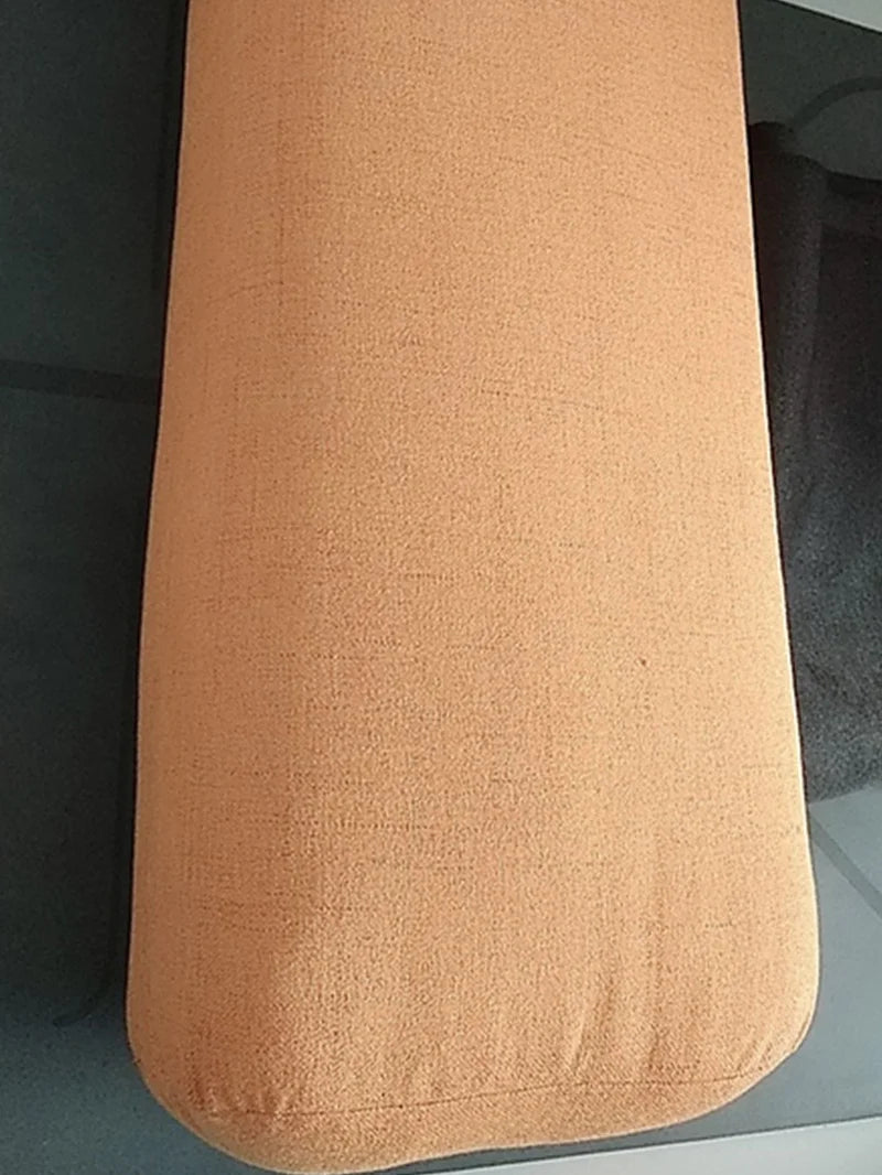 JayCreer Yoga Bolster Rectangular - Washable Cover Organic Cotton - Yoga Bolster Cushion -Yoga Pillow 67X27X17CM