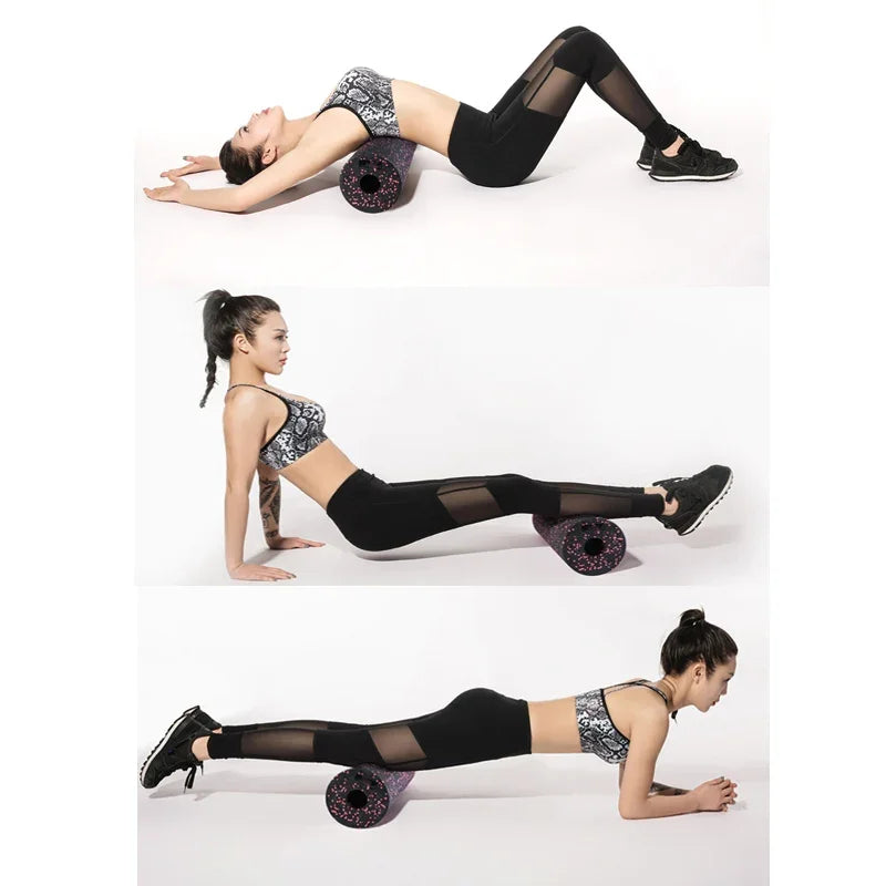 30*15CM EPP Pilates Foam Roller Black Yoga Foam Roller Exercise Equipment Massage Roller Body For Women/Men